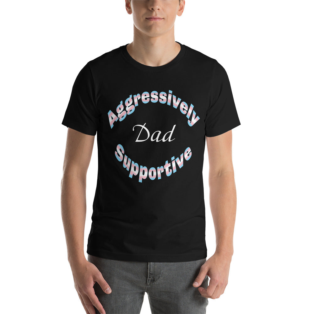 Trans Support Dad Unisex t-shirt