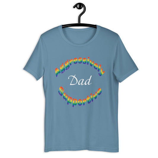 Pride Support Dad Unisex t-shirt