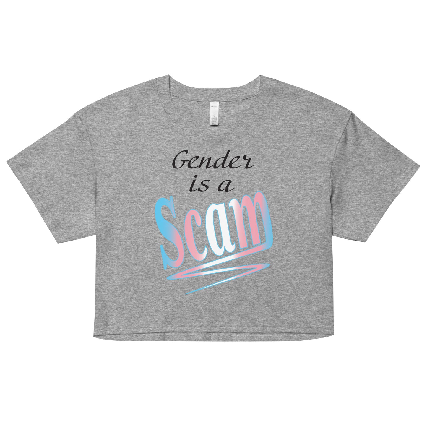 Gender Scam Women’s crop top